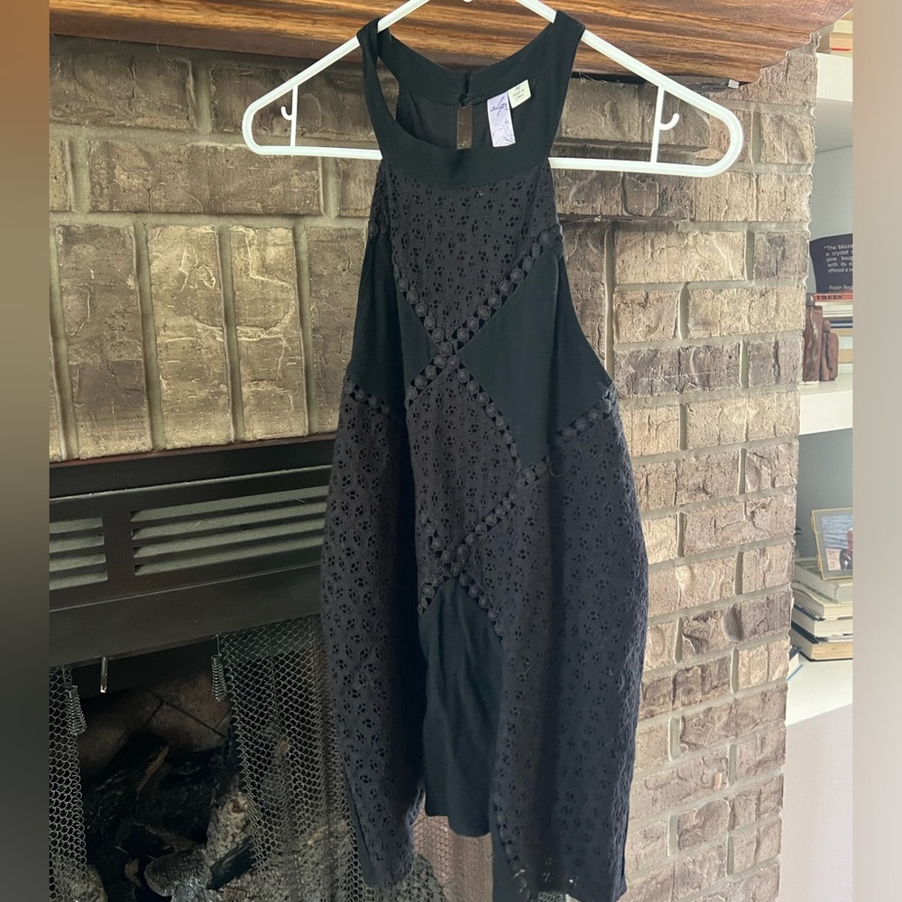 Women’s Black Halter Top - Size M